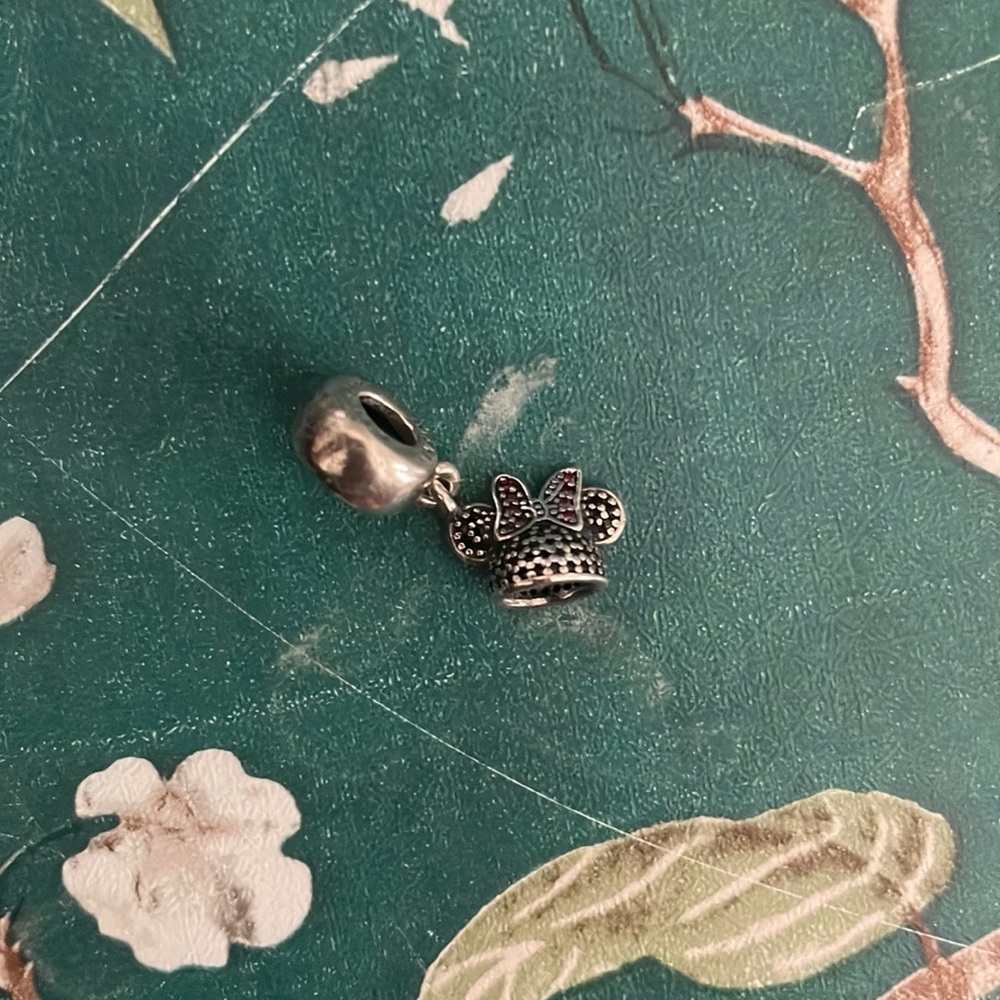 Disney Parks Minnie Mouse Ears Pandora Dangle Charm